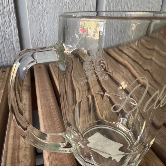 Walt Disney World Glass Mug Vintage Grumpy Engraved Dad Arriba Brothers Cup - Picture 12 of 15